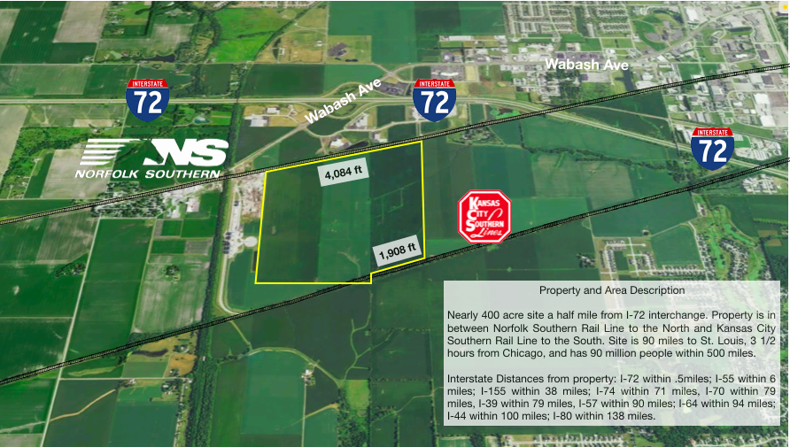 Dual Rail Site, Springfield, IL for sale - Building Photo - Image 1 of 1