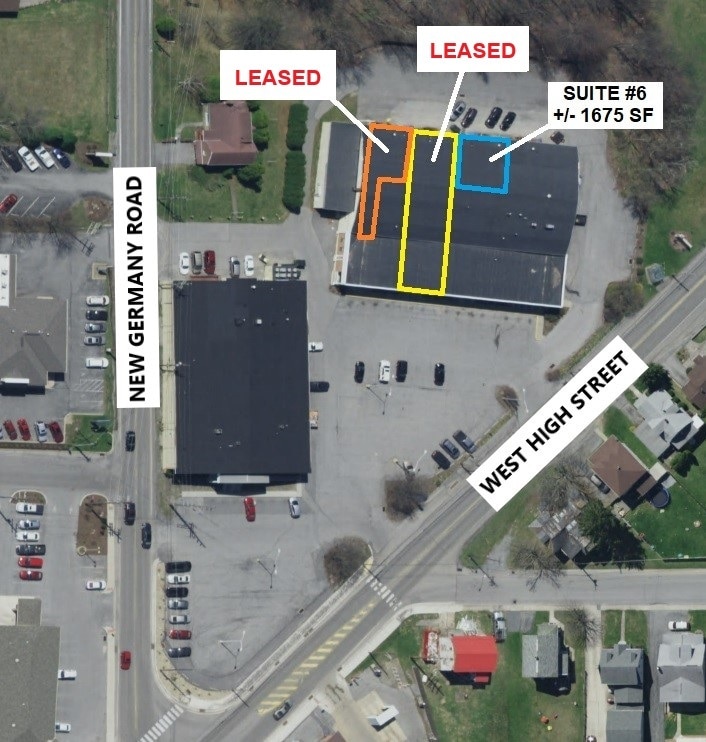 1104 W High St, Ebensburg, PA for lease Aerial- Image 1 of 4