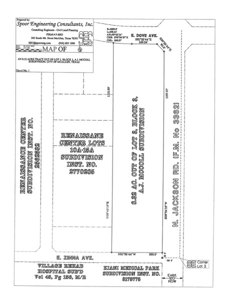 N Jackson Rd, McAllen, TX for sale - Site Plan - Image 3 of 4