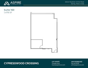 16000 Stuebner Airline Rd, Spring, TX for lease Floor Plan- Image 2 of 2