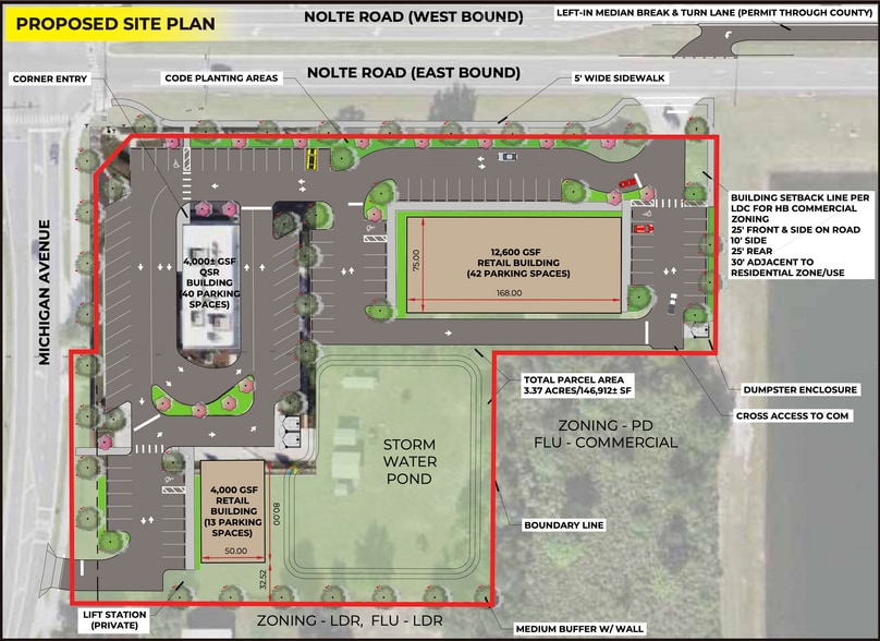 3845 Michigan Ave, Saint Cloud, FL for sale - Site Plan - Image 2 of 3