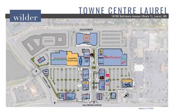 14828 Baltimore Ave, Laurel, MD for lease Site Plan- Image 2 of 2