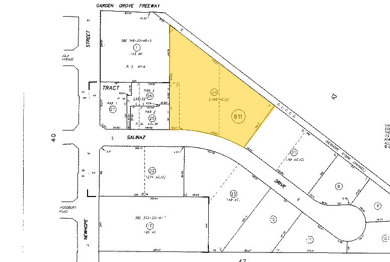 11561 Salinaz Ave, Garden Grove, CA for lease - Plat Map - Image 2 of 4