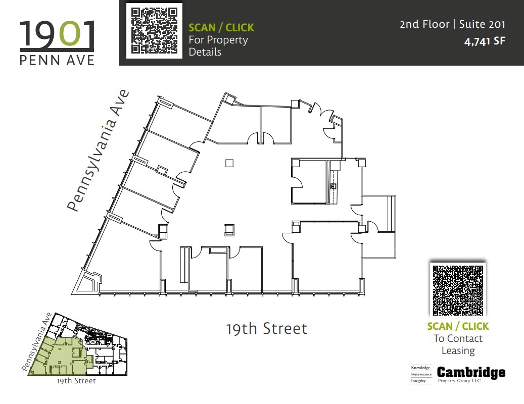 1901 Pennsylvania Ave NW, Washington, DC for lease Floor Plan- Image 1 of 1