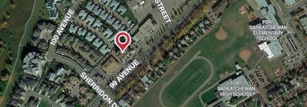 9940 99th Ave, Fort Saskatchewan, AB - Aerial  map view