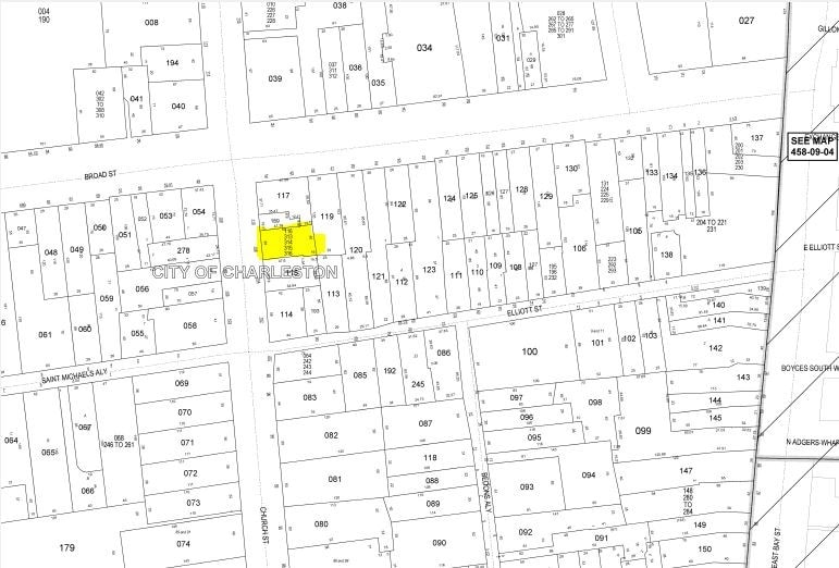 106 Church St, Charleston, SC for sale - Plat Map - Image 1 of 2