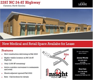 More details for 2287 NC 24-87 Hwy, Cameron, NC - Medical for Lease