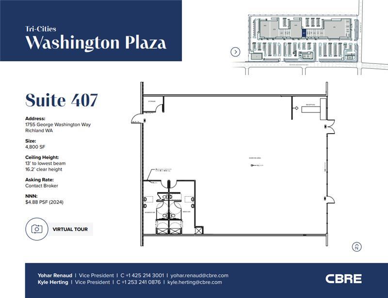 1753-1823 George Washington Way, Richland, WA for lease Floor Plan- Image 1 of 1