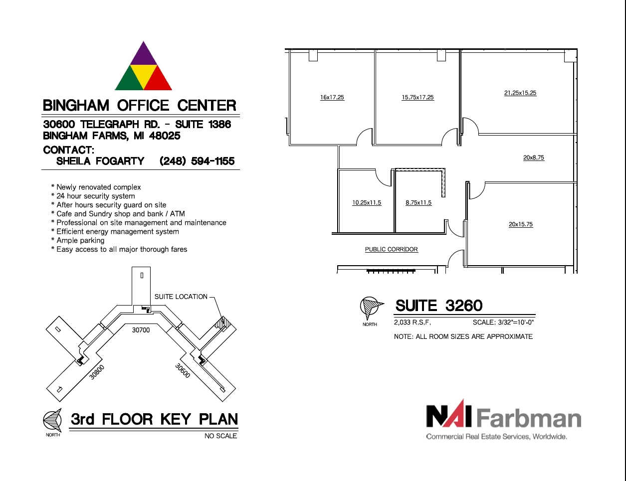 30600-30700 - 30800 Telegraph Rd, Bingham Farms, MI for lease Floor Plan- Image 1 of 1