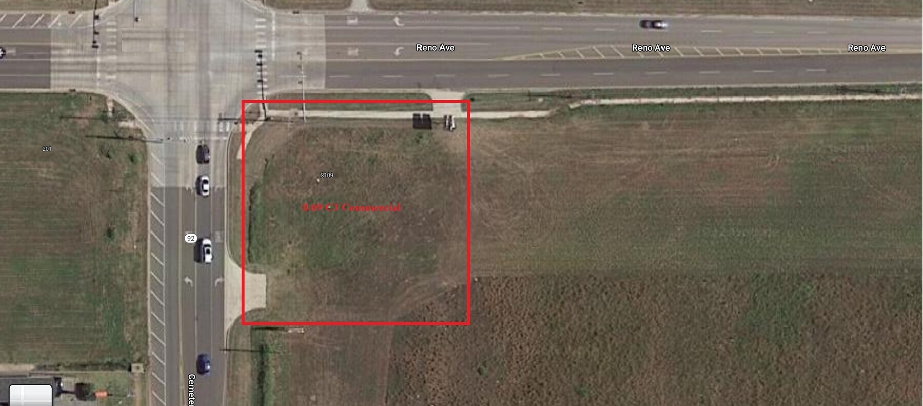 Vacant land, Yukon, OK 73099 C3 Commercials corner lot