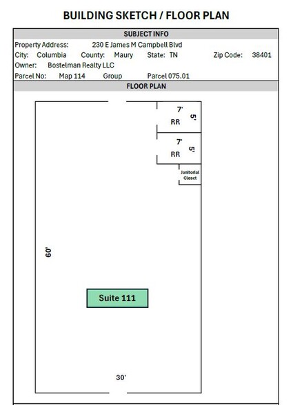 230 E James Campbell Blvd, Columbia, TN for lease - Building Photo - Image 3 of 4