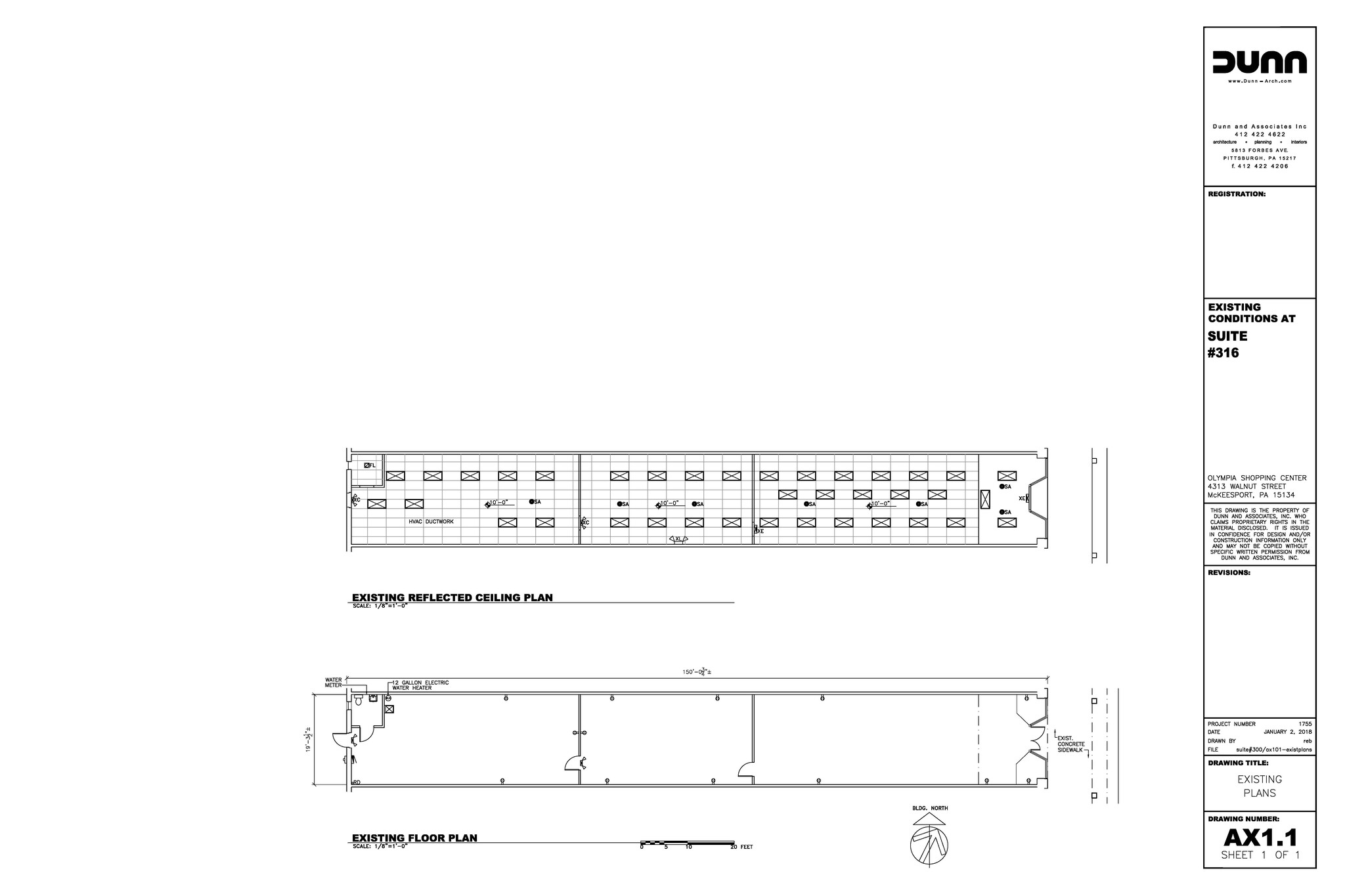 4313 Walnut St, Mckeesport, PA for lease Floor Plan- Image 1 of 7