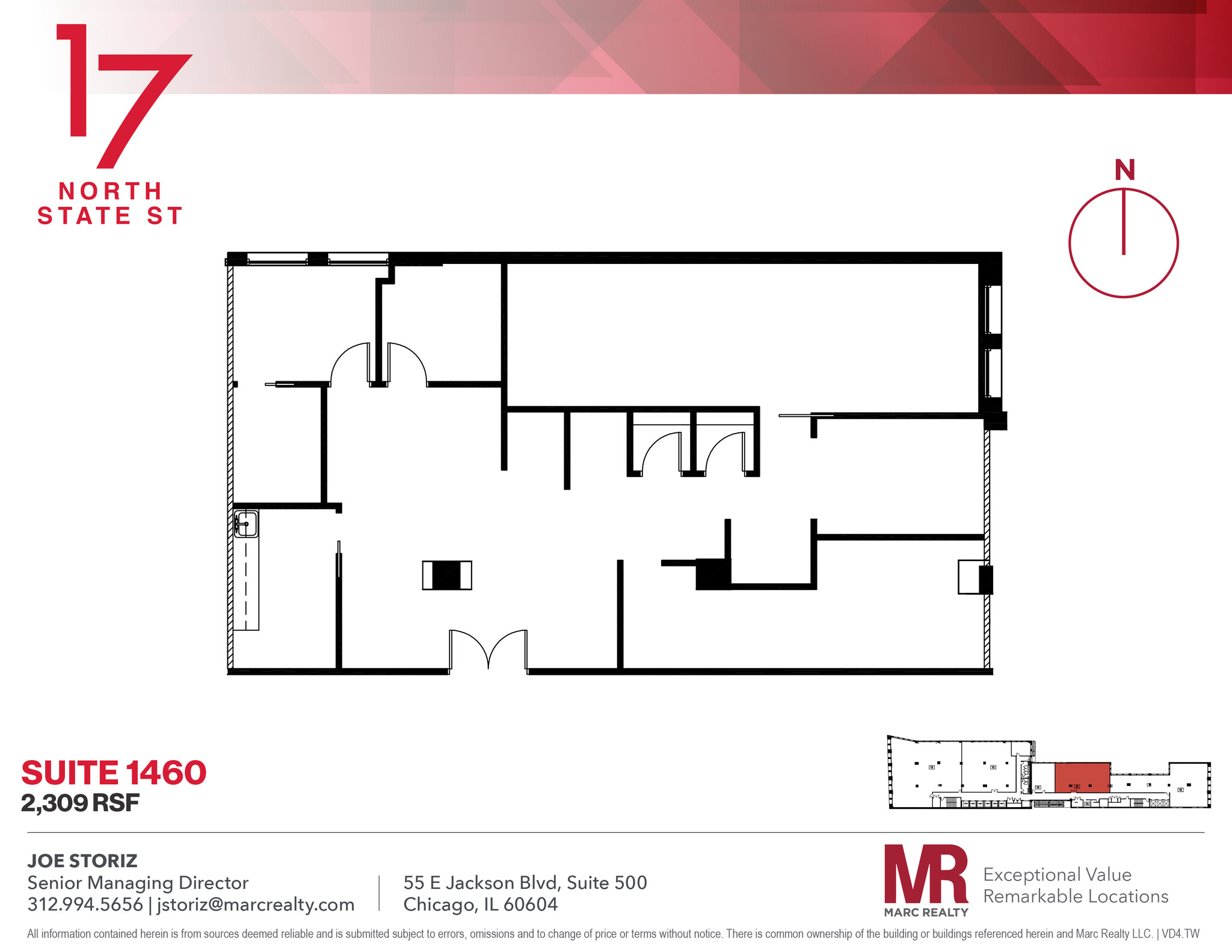 17 N State St, Chicago, IL for lease Floor Plan- Image 1 of 8