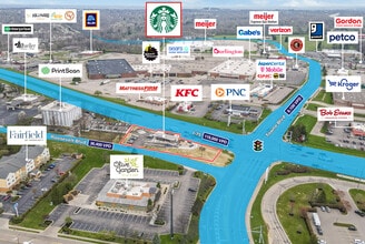 6700 Roosevelt Ave, Middletown, OH - AERIAL  map view - Image1