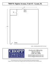 7840 Ogden Ave, Lyons, IL for lease Floor Plan- Image 1 of 1