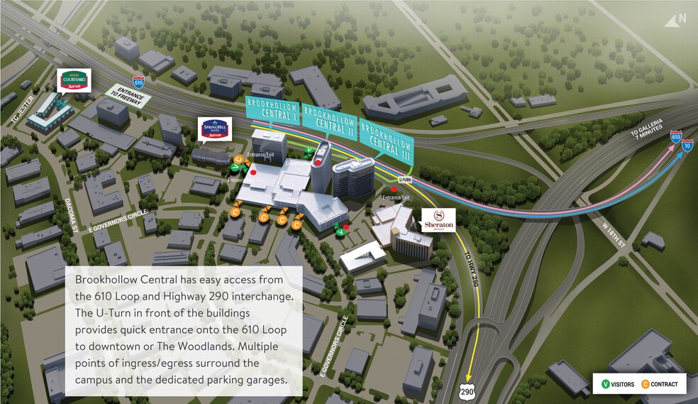 2950 N Loop Fwy W, Houston, TX for lease - Site Plan - Image 2 of 20