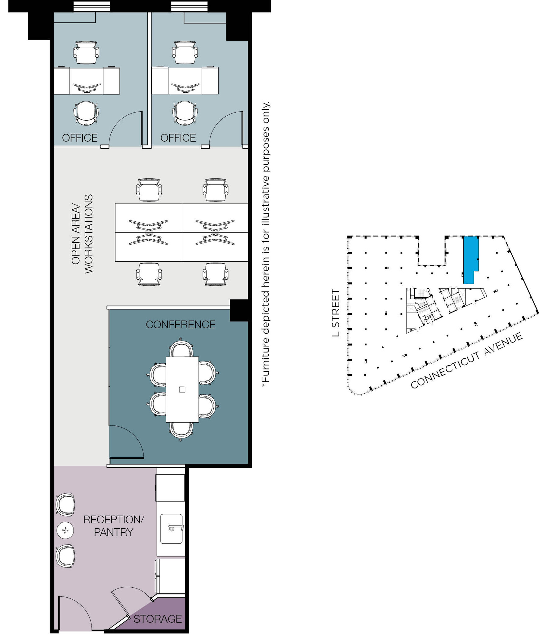 1025 Connecticut Ave NW, Washington, DC for lease Floor Plan- Image 1 of 1