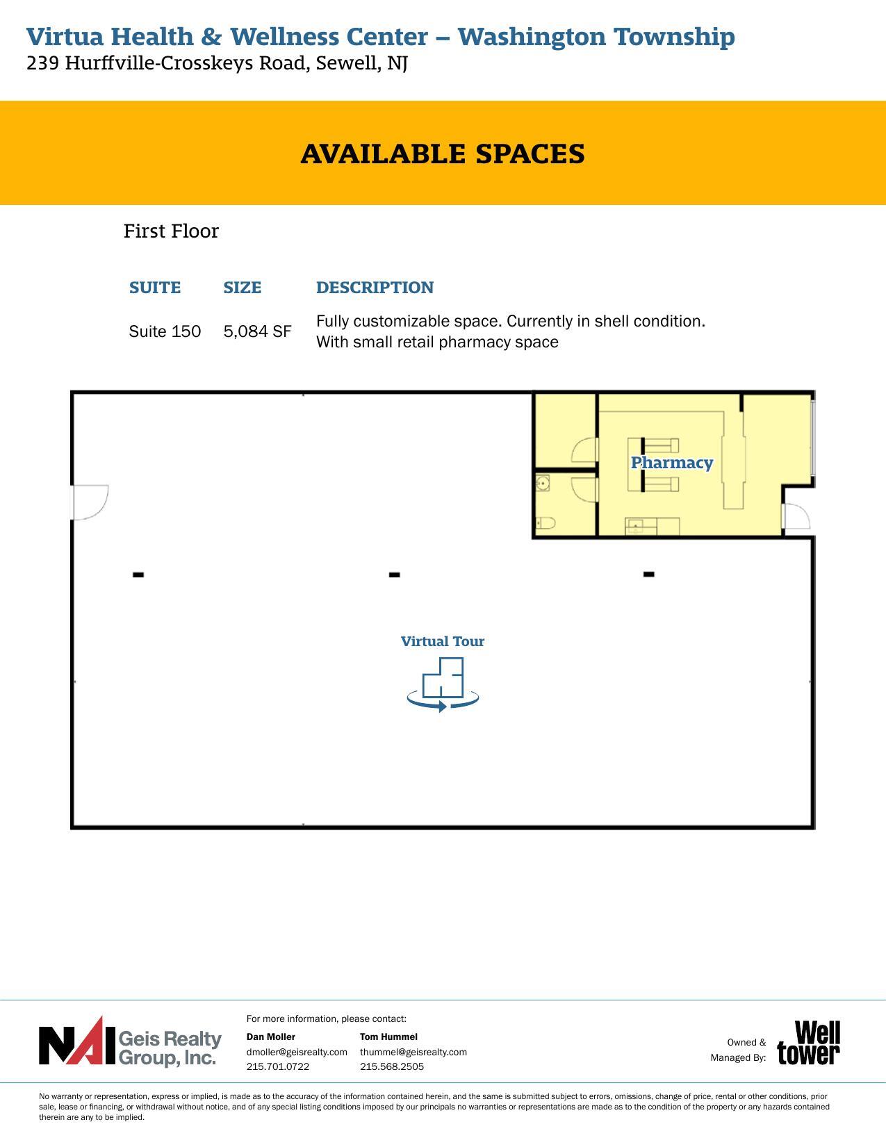 239 Hurffville Crosskeys Rd, Sewell, NJ for lease Floor Plan- Image 1 of 1