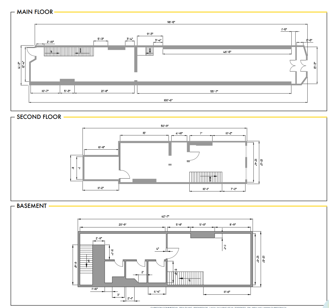 297 King St W, Toronto, ON for lease Floor Plan- Image 1 of 1