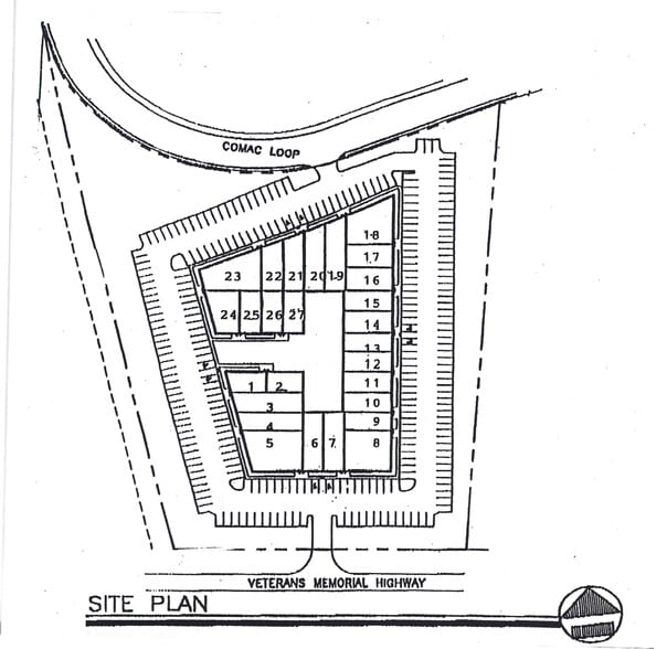 2805 Veterans Memorial Hwy, Ronkonkoma, NY for lease - Site Plan - Image 1 of 12