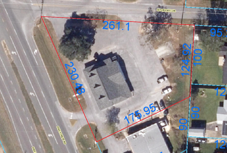 7850 Pine Forest Rd, Pensacola, FL - aerial  map view