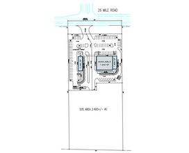 36560 26 Mile Rd, New Baltimore, MI for lease Site Plan- Image 1 of 2