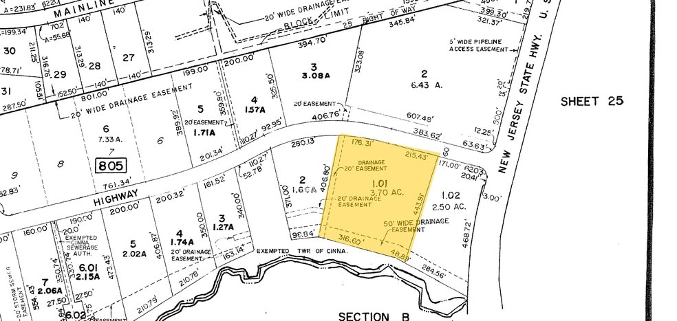 1703 Industrial Hwy, Cinnaminson, NJ for lease - Plat Map - Image 2 of 9