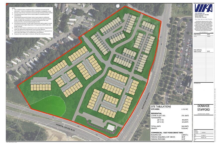 2023 Richmond Hwy, Stafford, VA for sale - Site Plan - Image 2 of 2