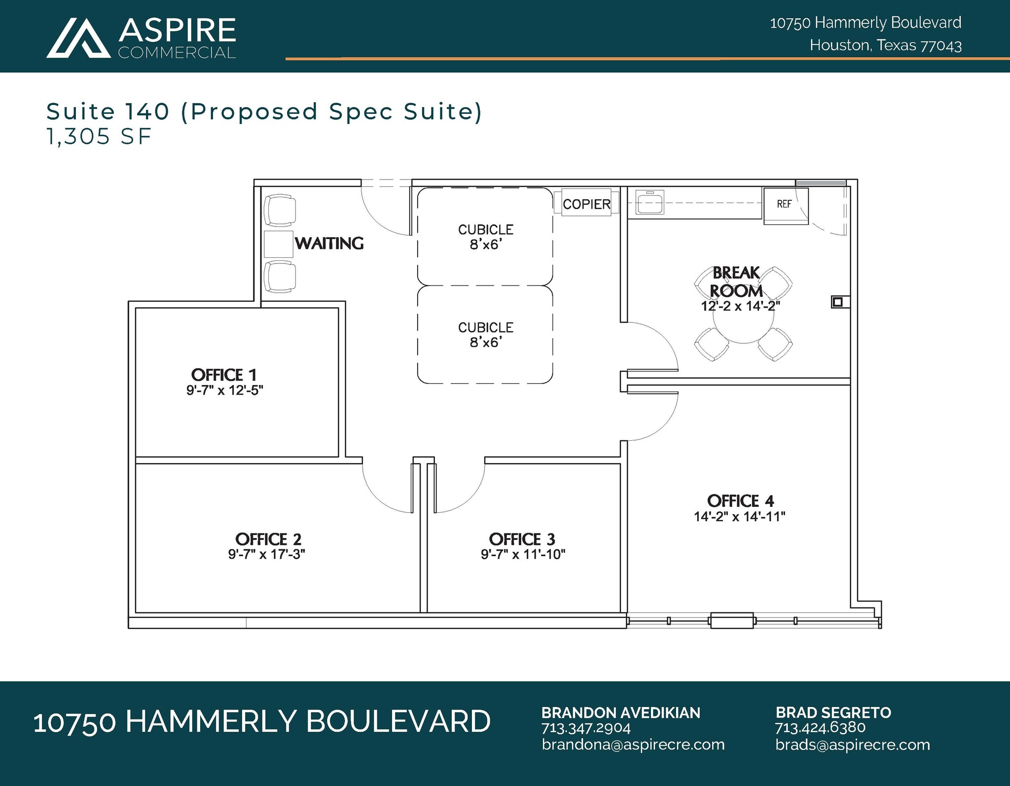 10750 Hammerly Blvd, Houston, TX for lease Floor Plan- Image 1 of 1