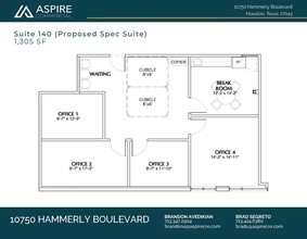 10750 Hammerly Blvd, Houston, TX for lease Floor Plan- Image 1 of 1