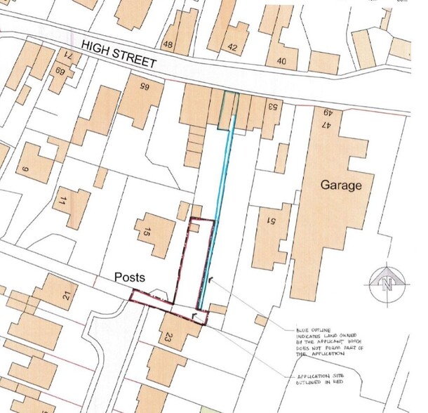 59 High St, Billinghay for sale - Site Plan - Image 1 of 1