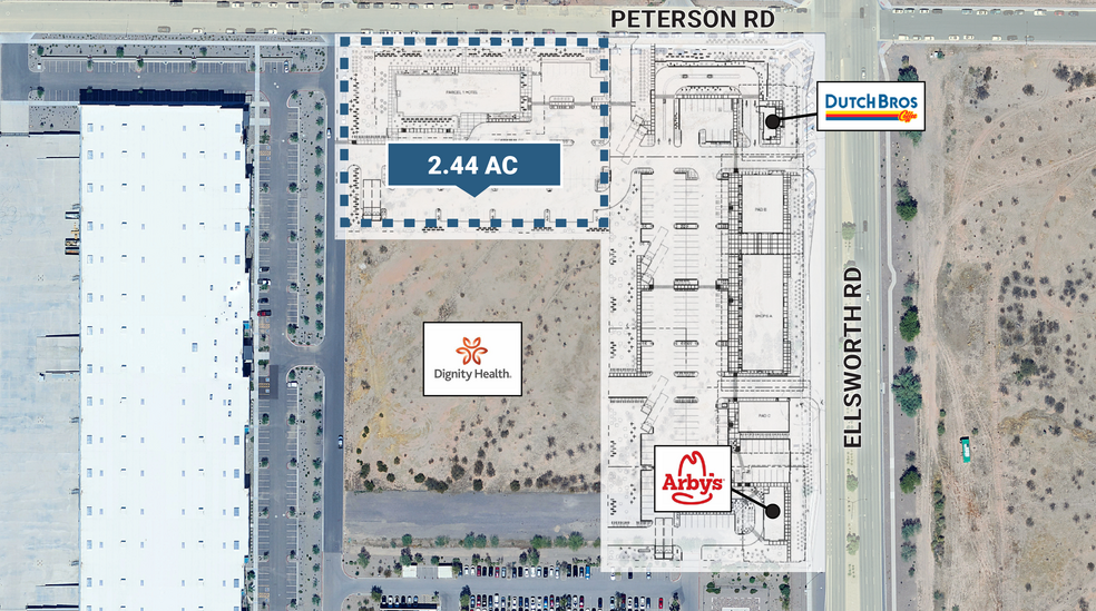 N/NWC Elliot Rd & Ellsworth Rd, Mesa, AZ for sale - Building Photo - Image 2 of 2