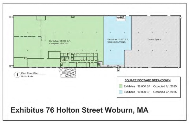 76 Holton St, Woburn, MA for lease Floor Plan- Image 1 of 1