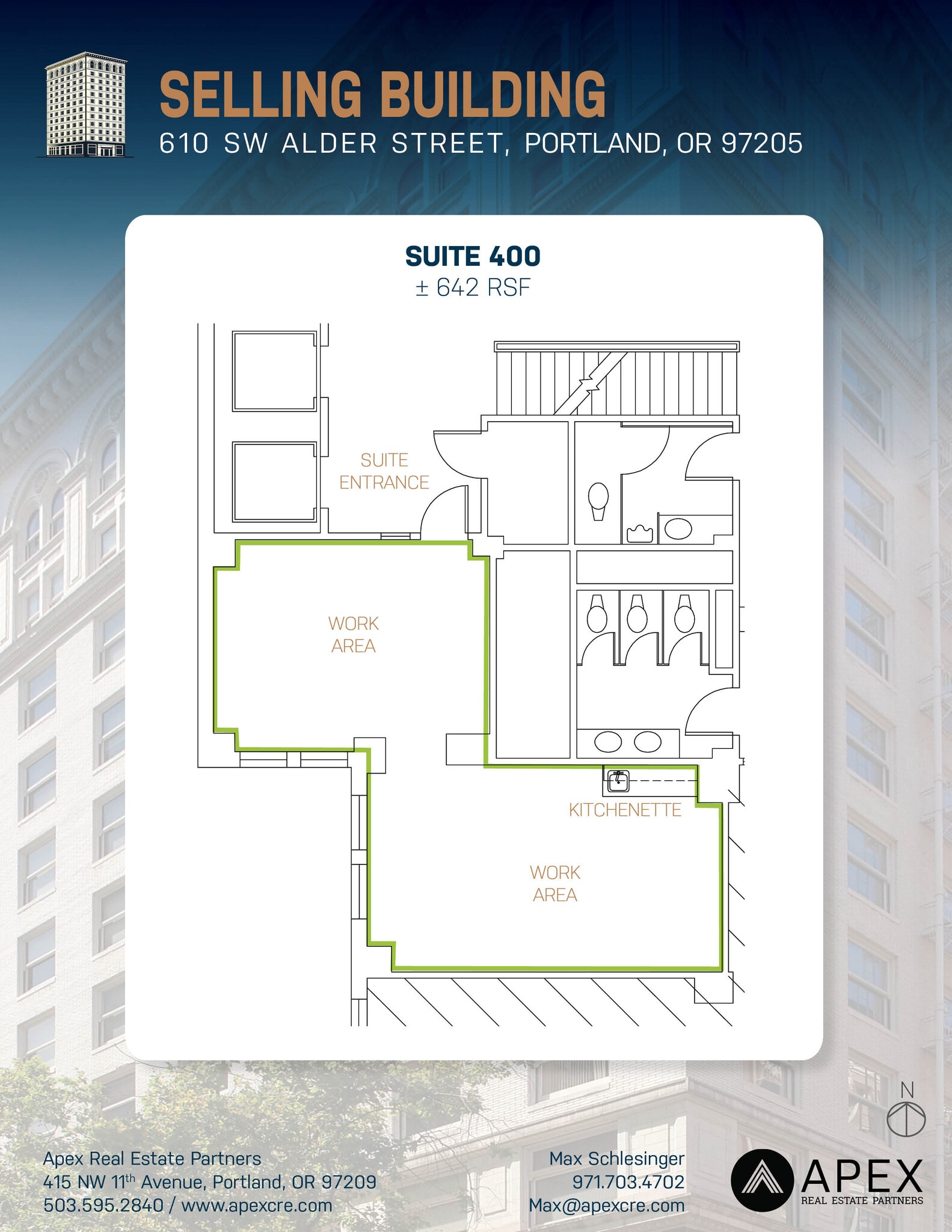 610 SW Alder St, Portland, OR for lease Interior Photo- Image 1 of 1