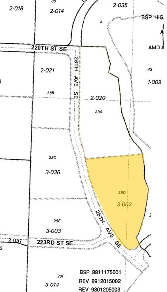 2525 223rd St SE, Bothell, WA for lease - Plat Map - Image 2 of 16