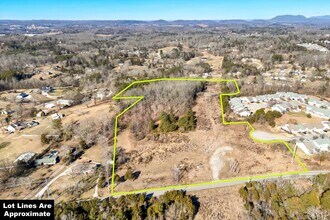 6355 Strawberry Plains Pike, Knoxville, TN - AERIAL  map view