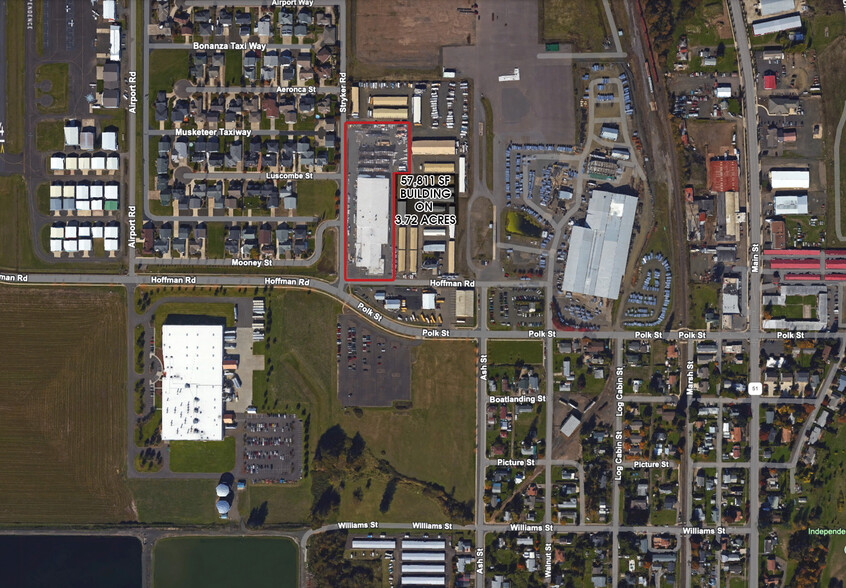 596 Hoffman Rd, Independence, OR for lease - Aerial - Image 1 of 11