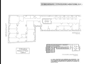 32 Broadway, New York, NY for lease Floor Plan- Image 1 of 1