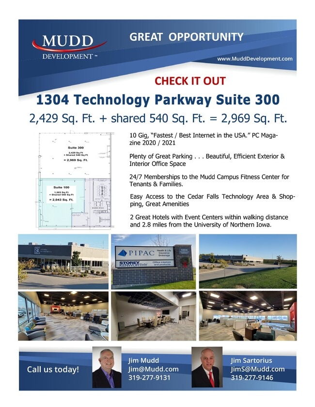 1304 Technology Pky, Cedar Falls, IA for lease Building Photo- Image 1 of 1