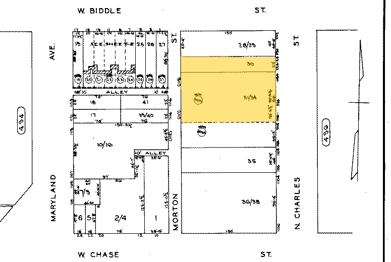 1126 N Charles St, Baltimore, MD for sale - Plat Map - Image 3 of 4