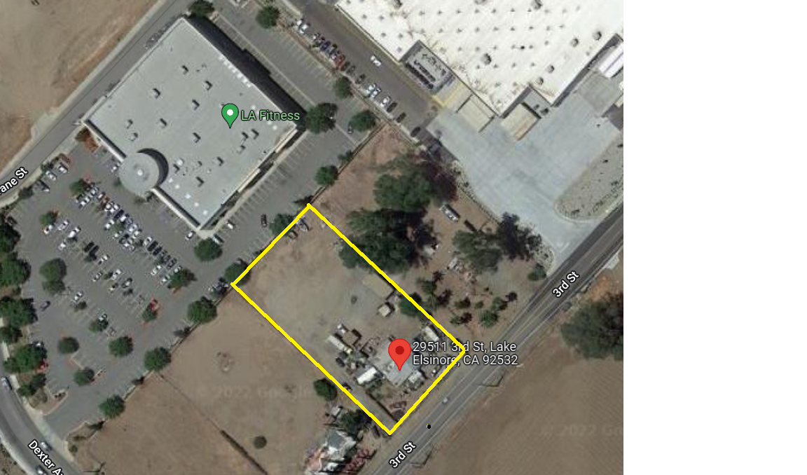 29511 3rd St, Lake Elsinore, CA for sale Site Plan- Image 1 of 6