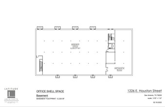 1226 E Houston St, San Antonio, TX for lease Floor Plan- Image 1 of 1