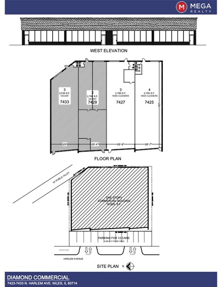 7425-7433 N Harlem Ave, Chicago, IL for lease - Building Photo - Image 2 of 6