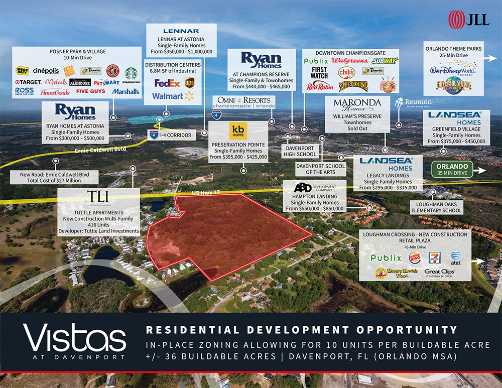 4000 N US Highway 17-92, Davenport, FL for sale Aerial- Image 1 of 1