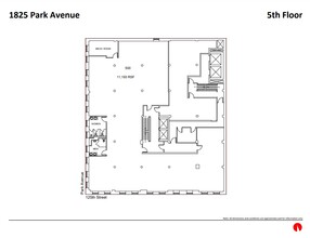 1825 Park Ave, New York, NY for lease Floor Plan- Image 1 of 1