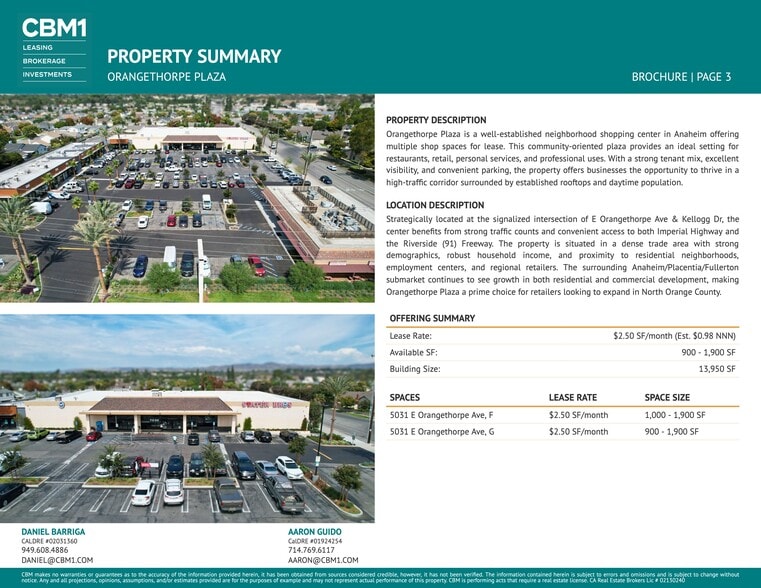 5031-5051 E Orangethorpe Ave, Anaheim, CA for lease - Building Photo - Image 3 of 9