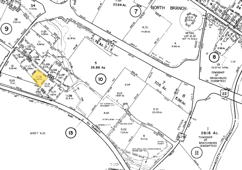 35 Columbia Rd, Branchburg, NJ for sale - Plat Map - Image 3 of 3