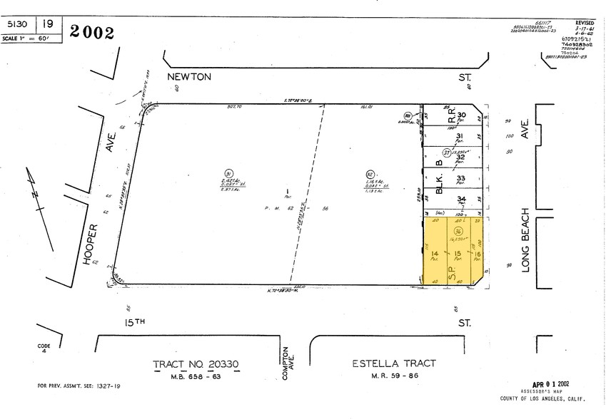 1475 Long Beach Ave, Los Angeles, CA for lease - Plat Map - Image 2 of 34