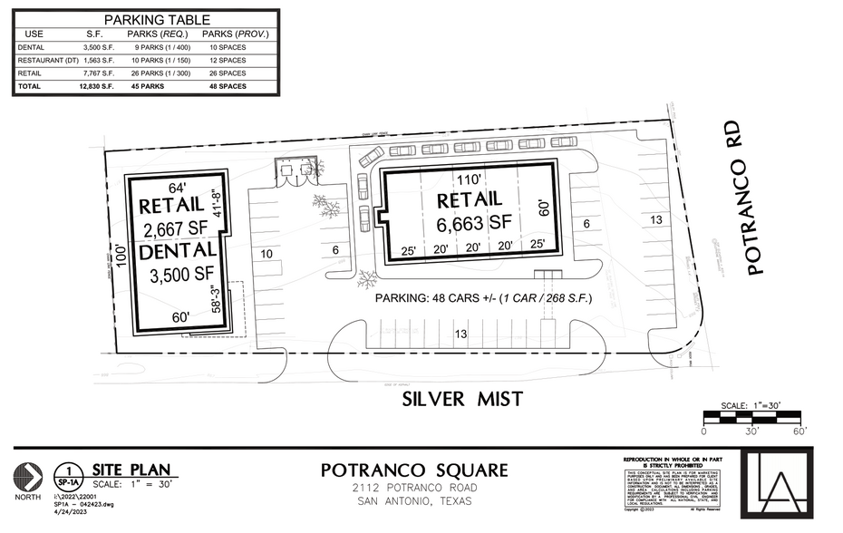 2112 Potranco Rd, San Antonio, TX for lease - Site Plan - Image 3 of 8