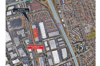 881-897 Wrigley Way, Milpitas, CA - AERIAL map view